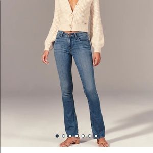 Abercrombie and Fitch Mid-rise bootcut jeans